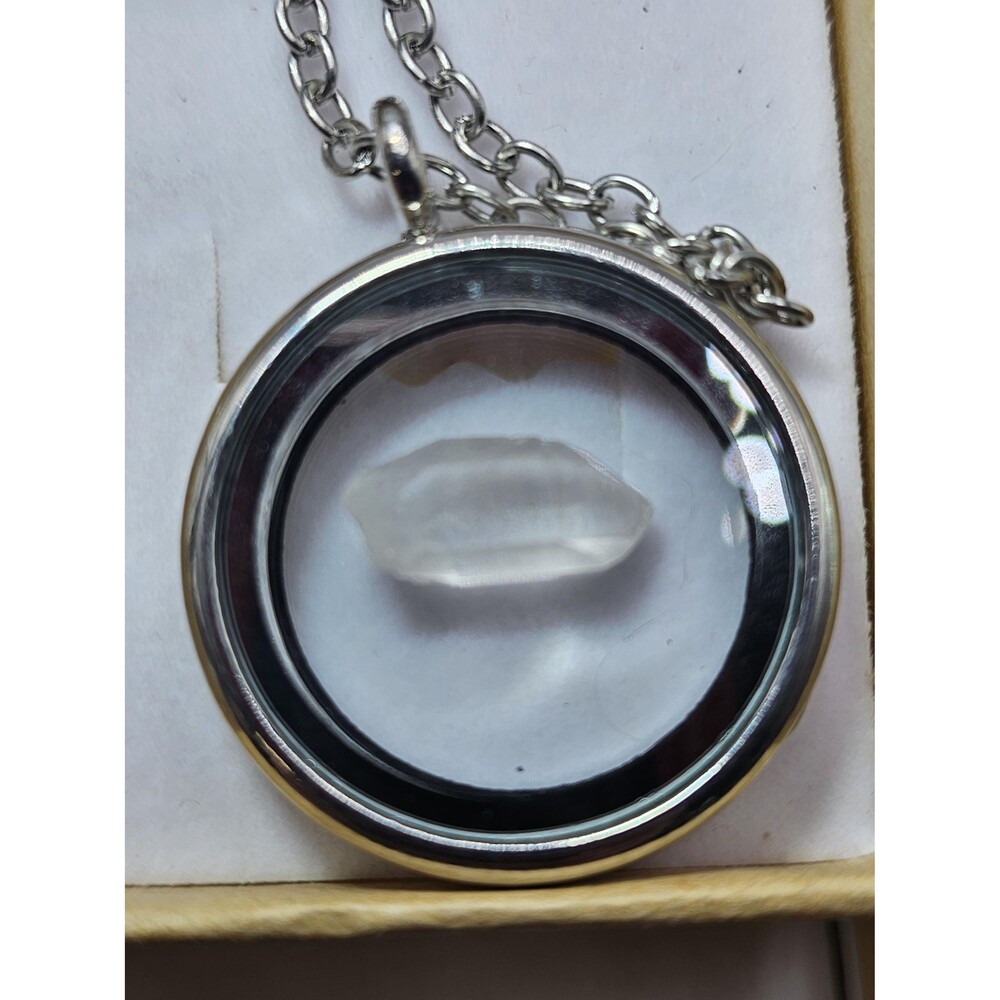Necklaces Pendant Herkimer Diamonds 18in chain